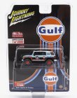 Johnny lightning Toyota Fj Cruiser N 11 Gulf Racing 2007 1:64 Světle Modrá Oranžová