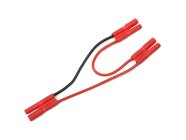 Kabel Y sériový 2.0mm zlacený 14AWG 12cm