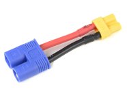 Konverzní kabel EC3 přístroj - XT-30 baterie 14AWG