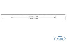 Lupenková pilka 0 střední FINIS na kov 130x0,56x0,28mm  46TPI, 12 ks