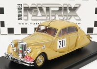 Matrix scale models Jaguar Mkv 3.5l N 211 3rd Rally Montecarlo 1951 C.vard - A.young 1:43 Beige