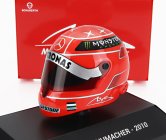 Mini helmet Schuberth helmet F1  Casco Helmet Mgpw01 Mercedes Gp Season 2010 Michael Schumacher 1:8 Red