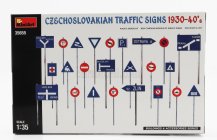 Miniart Accessories Segnali Stradali - Czechoslovakian Traffic Signs 1930-1940 1:35 /