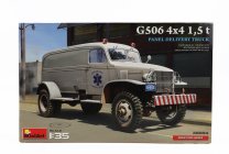 Miniart Chevrolet G506 1.5t 4x4 Panel Delivery Truck Medical Service Ambulance 1945 1:35 /