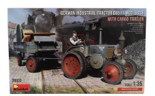 Miniart Lanz Bulldog D8511 German Industrial Tractor With Cargo Trailer 1936 1:35 /