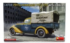 Miniart Mercedes benz Type 170v Liefer Pritschenwagen Semperit With Canvas 1935 1:35 /