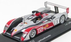 Minichamps Audi R10 N 3 24h Le Mans 2007 Luhr - Premat - Rockenfeller 1:43 Silver Red