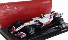 Minichamps Haas F1 Vf-21 Ferrari 065/6 Team Uralkali N 47 1:43, bílá