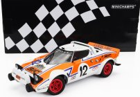 Minichamps Lancia Stratos Hf N 12 Rally Acropolis 1979 S.lambda - K.fertakis 1:18 Bílá Oranžová