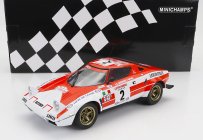 Minichamps Lancia Stratos Hf N 2 Winner Rally Tour De Corse 1974 1:18, červenobílá