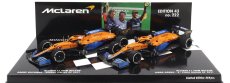 Minichamps Mclaren F1 Set dvou modelů 1:43, oranžovomodrá