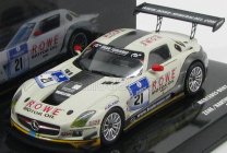 Minichamps Mercedes benz Sls Amg Gt3 N 21 24h Nurburgring 2012 1:43, bílá