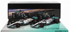 Minichamps Mercedes gp F1 Set dvou modelů 1:43, stříbrná