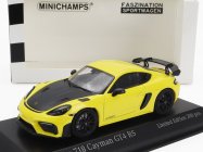 Minichamps Porsche 718 (982) Cayman Gt4 Rs 2021 - Black Rims 1:43 Žlutá Černá