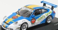 Minichamps Porsche 911 Gt3 N 13 Carrera Cup Asia Macau 2007 M.lee 1:43 Světle Modrá Bílá