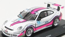 Minichamps Porsche 911 Gt3 N 56 Snow Racing Imsa Challenge Sebring 2008 M.snow 1:43 Bílá Růžová