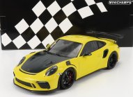 Minichamps Porsche Porsche 911 991-2 Gt3 Rs Coupe 2019 - Black Wheels 1:18 Žlutá