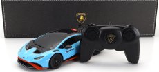 Mondomotors Lamborghini Huracan Sto Lp640-2 2021 1:24 Světle Modrá Oranžová