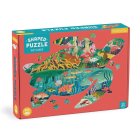 Mudpuppy Puzzle Mokřady ve tvaru želvy 300 dílků