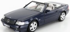 Norev Mercedes benz Sl-class Sl500 (r129) Spider Hard-top 1998 1:18 Blue Met