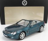 Norev Mercedes benz Sl-class Sl500 (r230) Cabriolet 2003 1:18 Blue Met