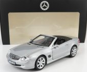 Norev Mercedes benz Sl-class Sl500 (r230) Cabriolet 2003 1:18 Silver