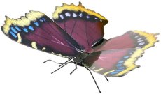 Ocelová stavebnice Butterfly Mourning Cloak