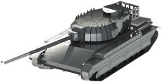 Ocelová stavebnice tank Conqueror FV214