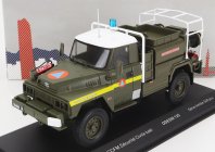 Odeon Acmat Tpk 4-35-c Tanker Truck Ccfm Securite Civile 1985 1:43 Vojenská Zelená