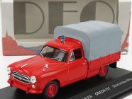 Odeon Peugeot 403 Pick-up Closed Sapeurs Pompiers 1967 1:43 Červená Šedá