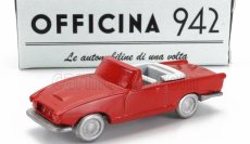 Officina-942 Fiat 1200 Spider Carrozzeria Ghia Cabriolet Open 1958 1:76 Red