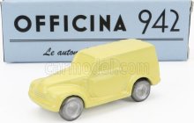 Officina-942 Fiat 500c Van Furgoncino 1949 1:76 Žlutá