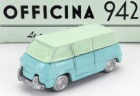 Officina-942 Fiat 600m Van Furgoncino Coriasco 1956 1:76 Světle Modrá Zelená