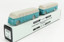 Officina-942 Fiat 666rn Autobus Con Rimorchio Viberti Parigi 1946 1:76 Světle Modrá Šedá