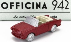 Officina-942 Siata Amica 56 Spider (base Fiat 600) 1956 1:76 Red