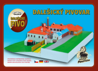 Pivovar Dalešice - papírový model 1:350