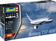 Plastic ModelKit letadlo 03809 - Boeing 737-800 (1:288)