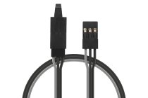 Prodlužovací kabel Černý 15cm JR s Pojistkou