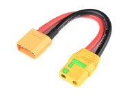 Prodlužovací kabel XT-90 Anti-Spark 10AWG 12cm