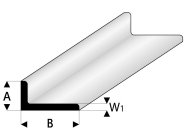 Raboesch profil ASA L 2.5x5x330mm (5)