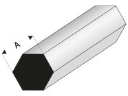 Raboesch profil ASA šestihranný 4x1000mm