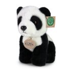 Rappa Plyšová panda sedící 18 cm ECO-FRIENDLY