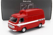 Rio-models Fiat 238 Tetto Alto Ambulanza Vigili Del Fuoco 1970 1:43 Red