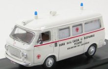 Rio-models Fiat 238 Van Ambulanza - Ambulance - Dono Della Cassa Di Risparmio Pesaro Volontari Del Soccorso 1:43 Bílá