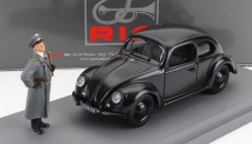 Rio-models Volkswagen Beetle Kafer Kdf Wagen With Figure 1941 1:43 Black