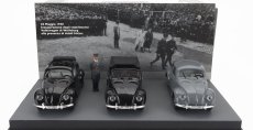 Rio-models Volkswagen Set 3x Beetle Kafer Kdf-wagens Presentation 26-may-1938 1:43 Černá Šedá