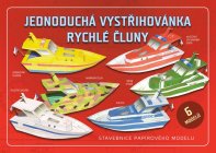 Rychlé čluny - 6 papírových modelů