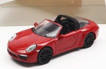 Schuco Porsche 911 991 Targa 4s Cabriolet Open 2013 1:87 Red