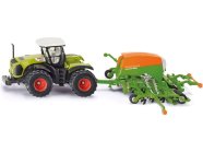 SIKU Farmer - Traktor se secím přívěsem 1:87