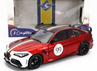 Solido Alfa romeo Giulia Gtam N 99 Racing 2022 1:18 Alfa Červená Bílá